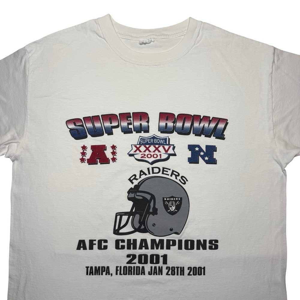Vintage Y2K Raiders‎ AFC Champions shirt